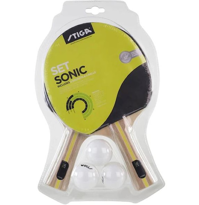 Tuotekuva 1 - Pingis Set med 3 Bollar Sonic Stiga