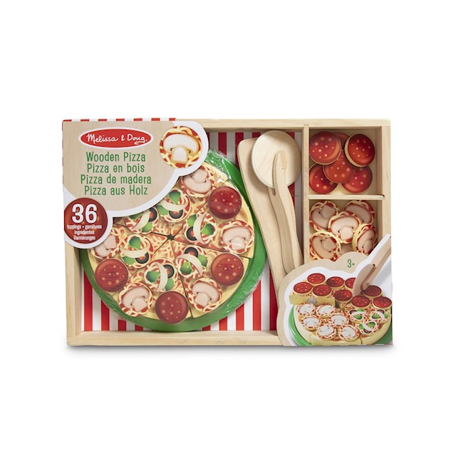 Produktbild 2 för Pizzaset i trä, Melissa & Doug