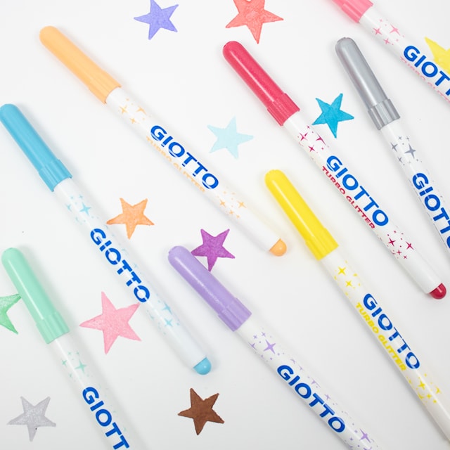 Tuotekuva 4 - Glitter Pens Pastel Colors 8 pcs Giotto