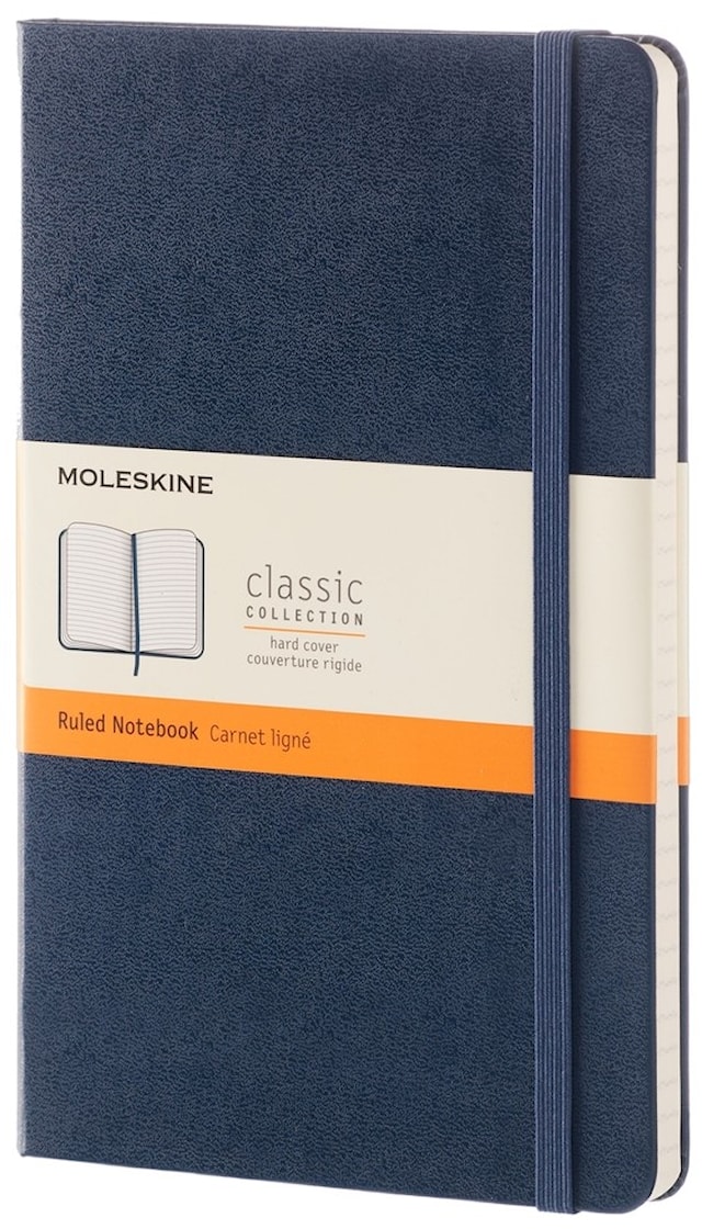 Tuotekuva 1 - Classic Hard Ruled Large Sapphire Blue Moleskine