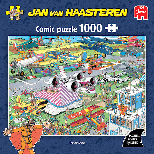 Jan van Haasteren The Air Show -palapeli 1000 palaa