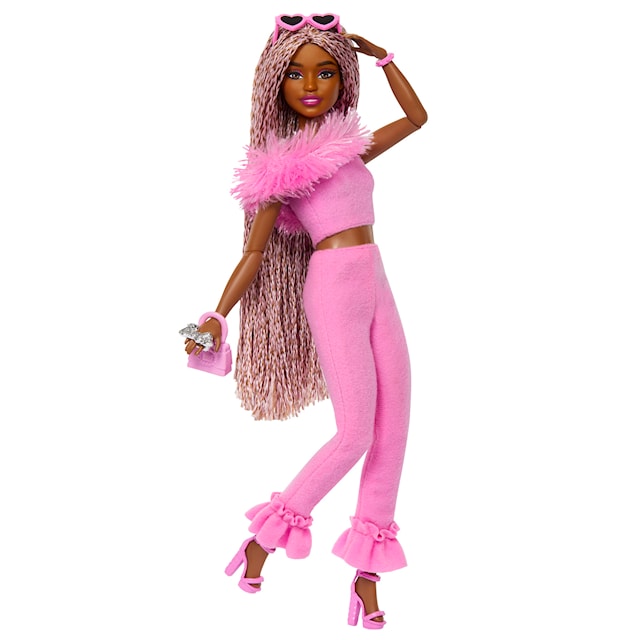 Produktbild 2 för Barbie Deluxe Style Rosa Päls