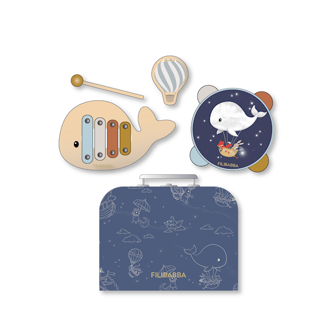 Tuotekuva 1 - Leikkisarja - Ensimmäiset puiset instrumenttini Filibabba