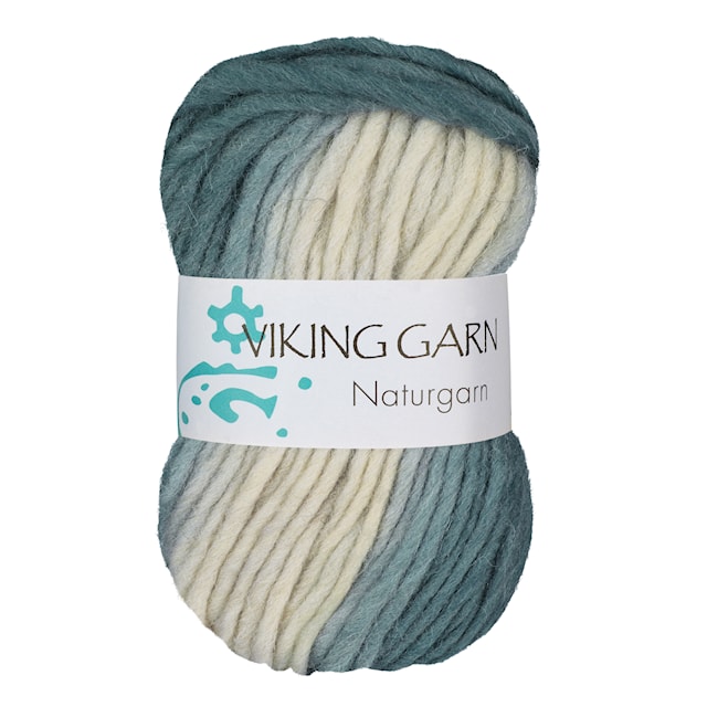 Tuotekuva 1 - Naturgarn 50 g Multi petrooli 612 Viking Garn