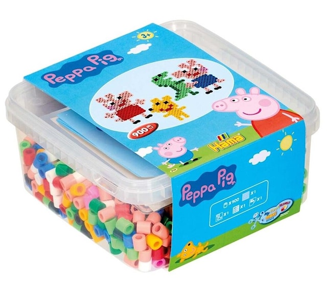Produktbild 1 för Hama Maxi Pärlset Peppa Pig 900 st