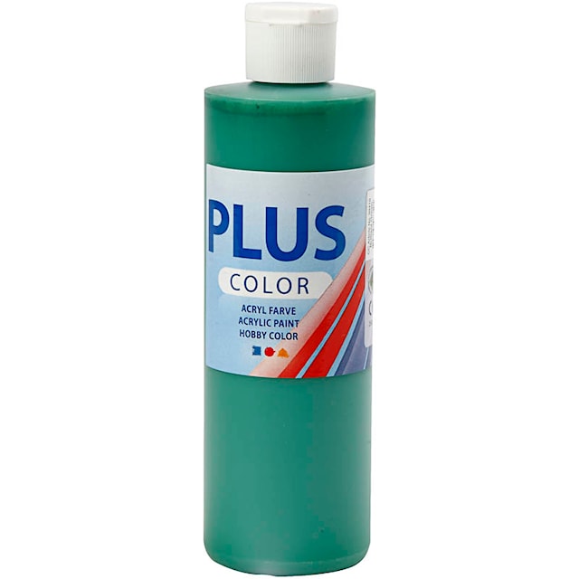 Produktbilde 1 for Plus Color hobbymaling, 250 ml, brilliant grønn