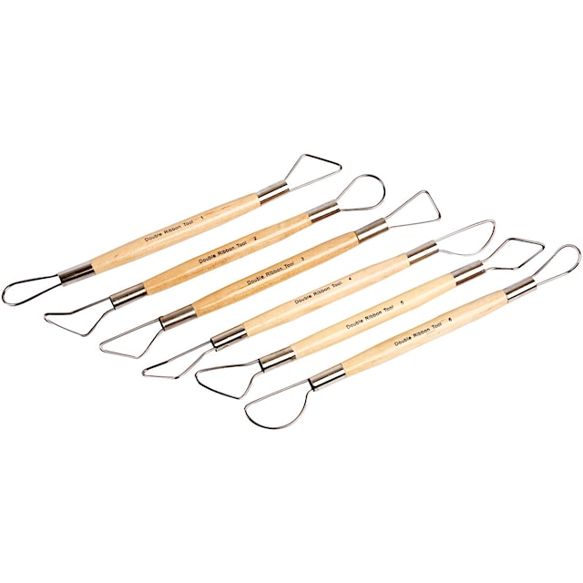 Produktbild 2 för Verktyg lera Miretter 18 cm 6-pack