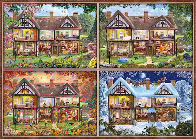 Produktbilde 2 for House of four seasons Puslespill 2000 brikker Schmidt