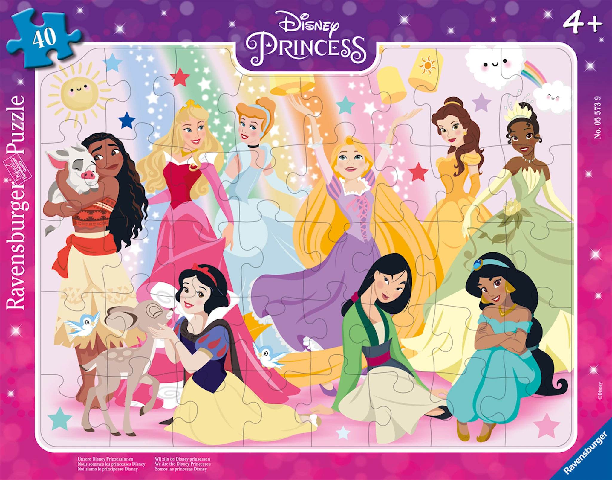 Tuotekuva ille Disney Princess Palapelit 40 palaa Ravensburger