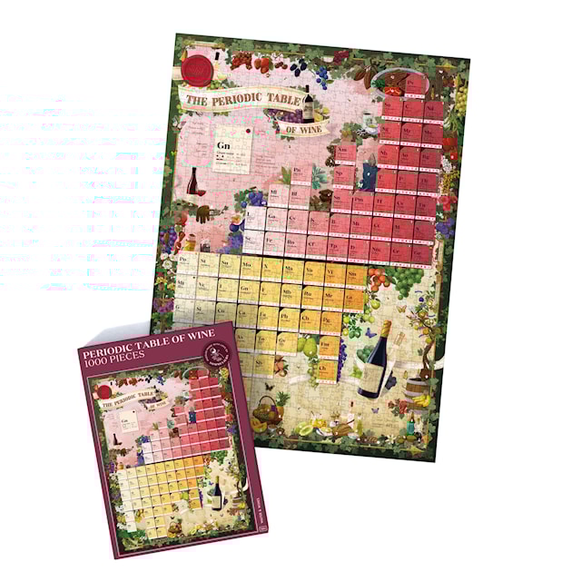 Produktbild 4 för Vinpussel - Periodic Table of Wine 1000 bitar, Water & Wines