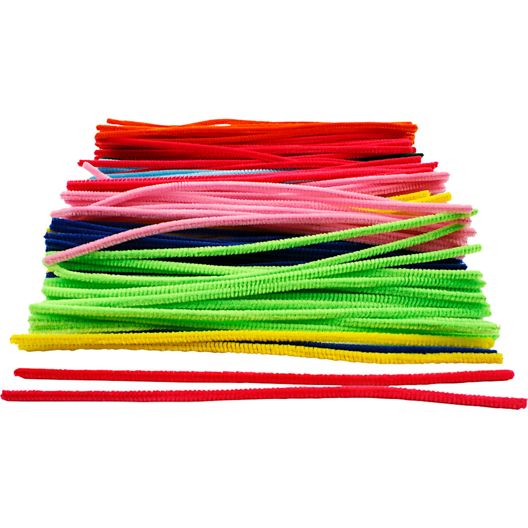 Produktbilde for Piperenser, L: 30 cm, tykkelse 6 mm, ass. farger, 200 ass./ 1 pk.