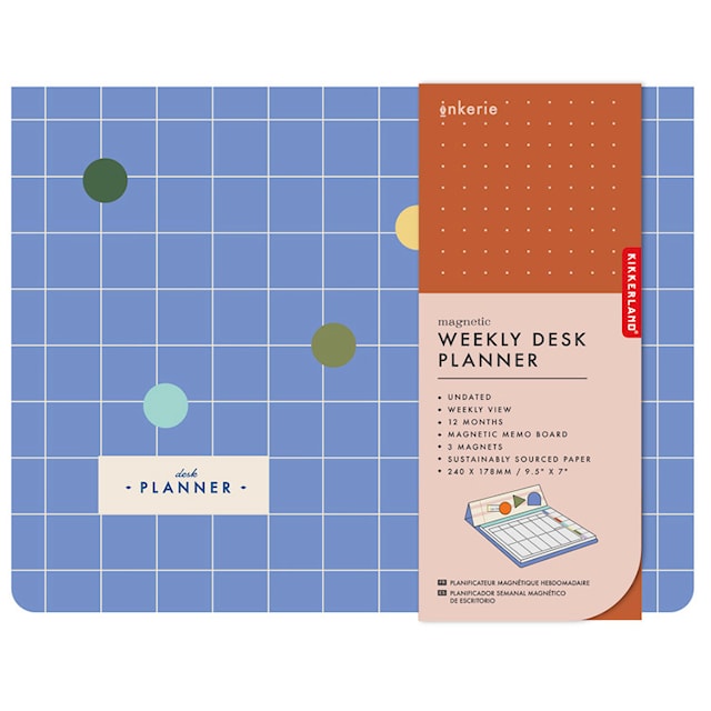 Produktbild 5 för Veckoplanerare Skrivbord Magnetisk Inkerie