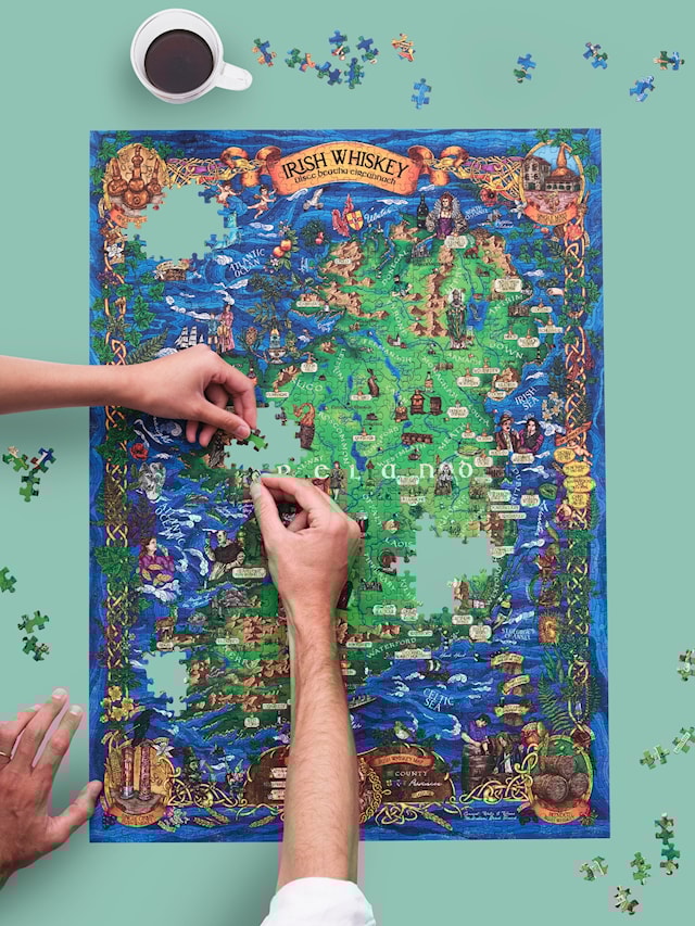 Tuotekuva 5 - Viskipalapeli - Irlanti 1000 palaa Water and Wines