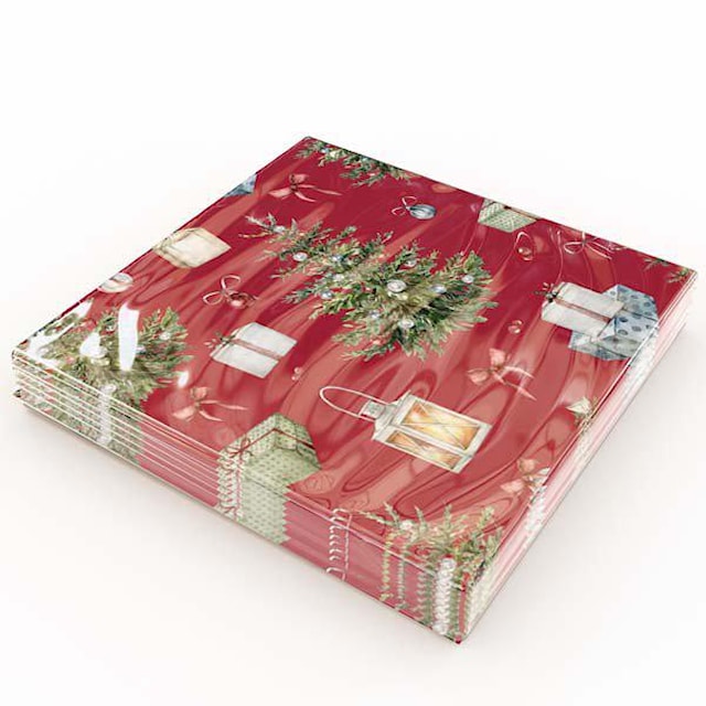 Produktbilde 2 for Matservietter Granmix Jul 20-pack Gullers