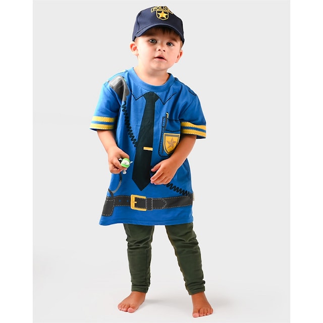 Produktbild 1 för Polis T-shirt 110-116 cl Bomull Den Goda Fen