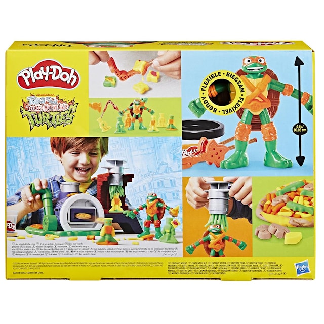 Produktbild 3 för Teenage Mutant Ninja Turtle Pizza Playset Play-Doh