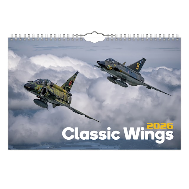 Produktbild 1 för Väggkalender Classic Wings 2026