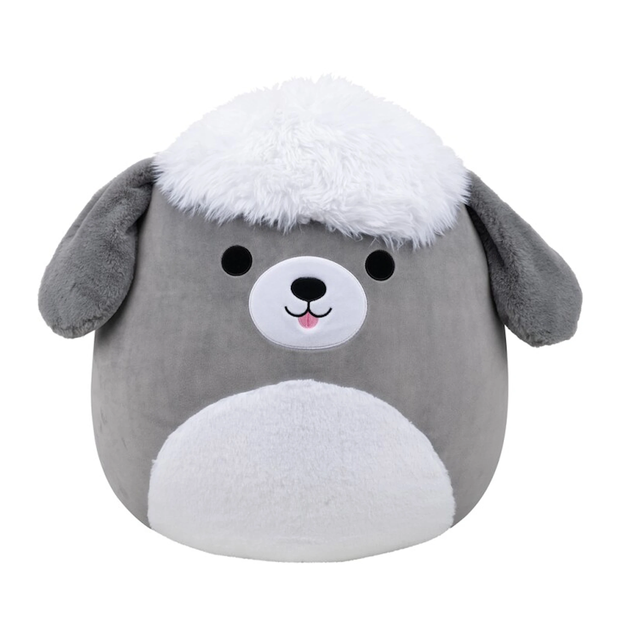 Produktbild för Squishmallows Gosedjur 50 cm Arnold Grey and White Sheepdog
