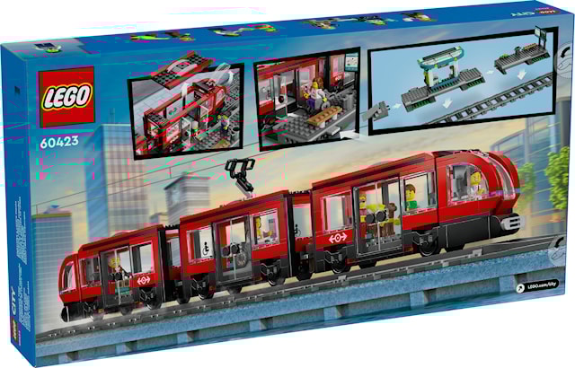 Produktbild 3 för Spårvagn och station LEGO® LEGO City (60423)