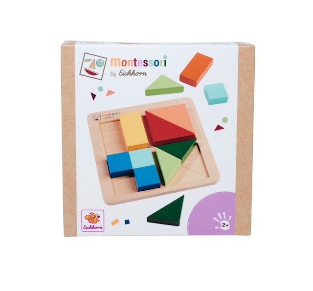 Produktbild 4 för Montessori Pussel i Olika Former Eichhorn