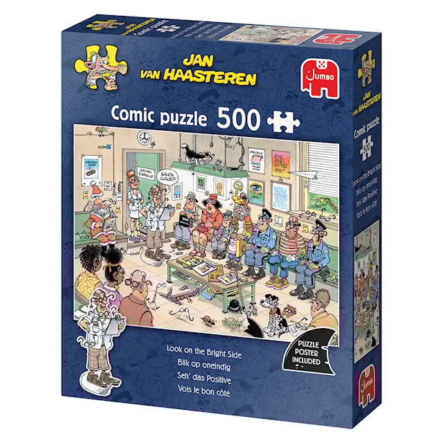 Tuotekuva 4 - Jan Van Haasteren look at the Bright Side Palapeli 500 palaa