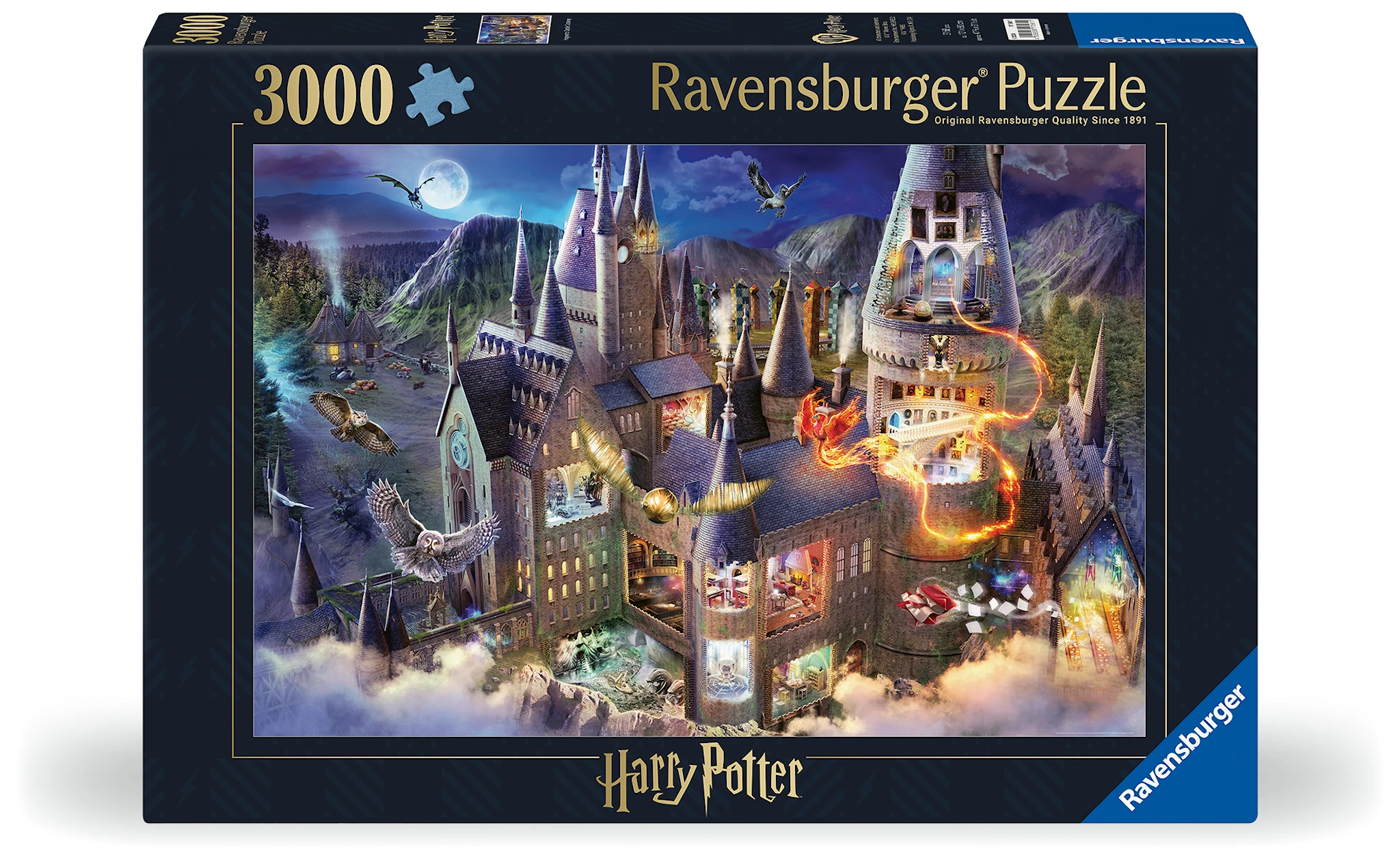 Produktbild för Pussel Hogwarts Castle 3000 bitar, Ravensburger