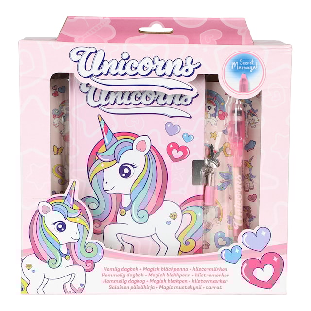 Produktbild 1 för Unicorn Hemlig Dagbokskit