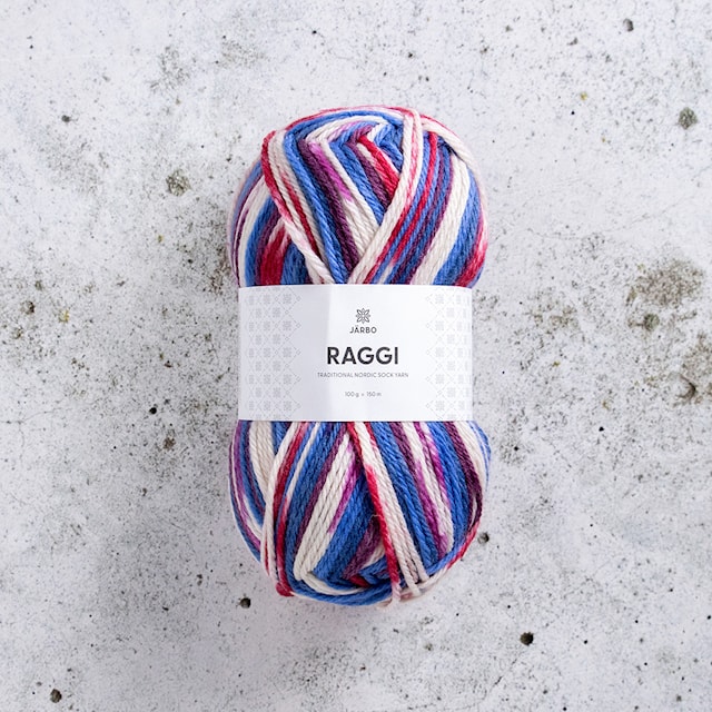 Produktbild 1 för Raggi Garn Ullmix 100 g Candy Carousel 255Järbo