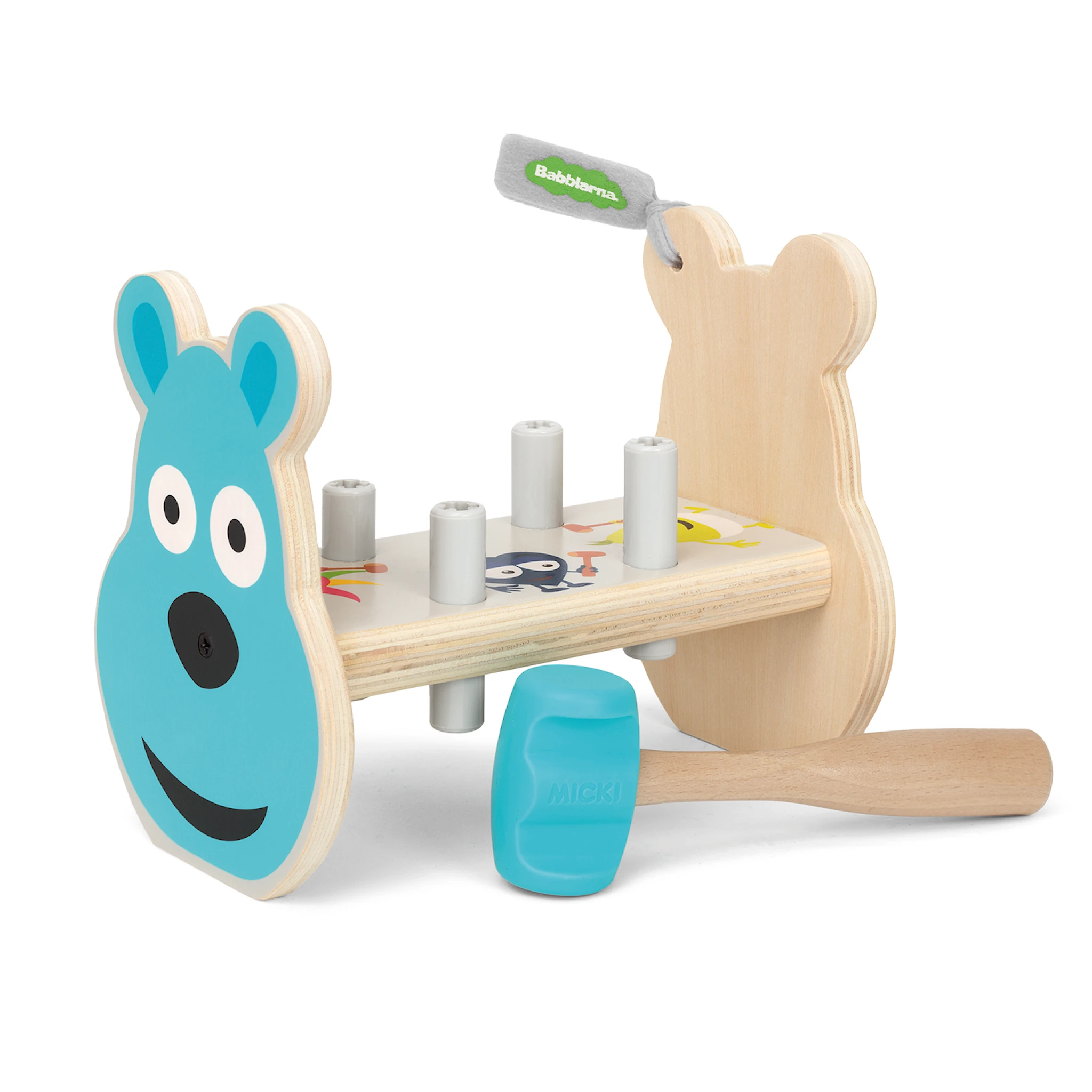 Produktbild för Babblarna Bultbräda Trä