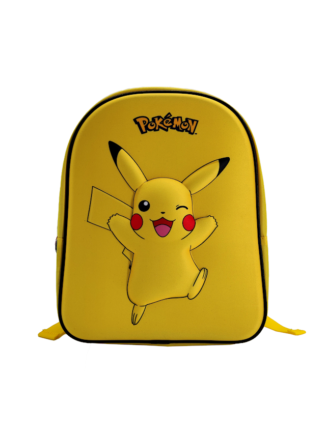Tuotekuva 1 - Pokemon Junior -reppu Pikachu, keltainen, korkeus 32 cm