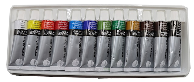 Tuotekuva 3 - Daler-Rowney Akvarellivärit, Aloituspakkaus 16-pack