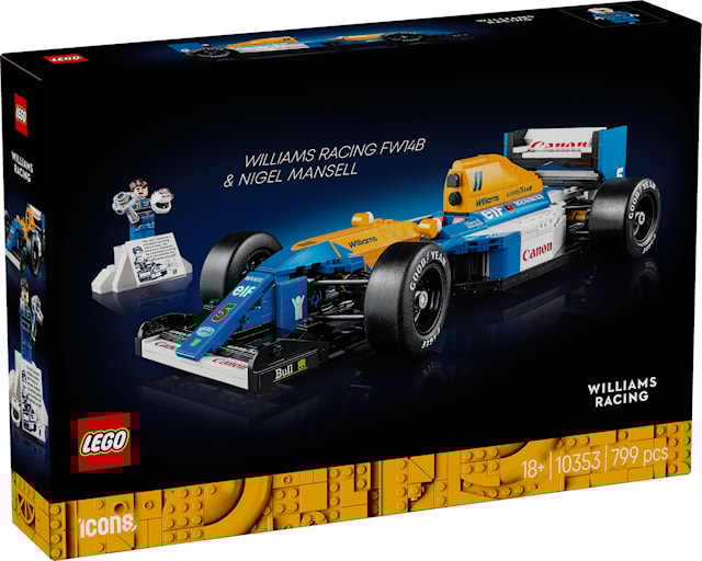 Produktbilde 1 for Williams Racing FW14B og Nigel Mansell LEGO® Icons (10353)