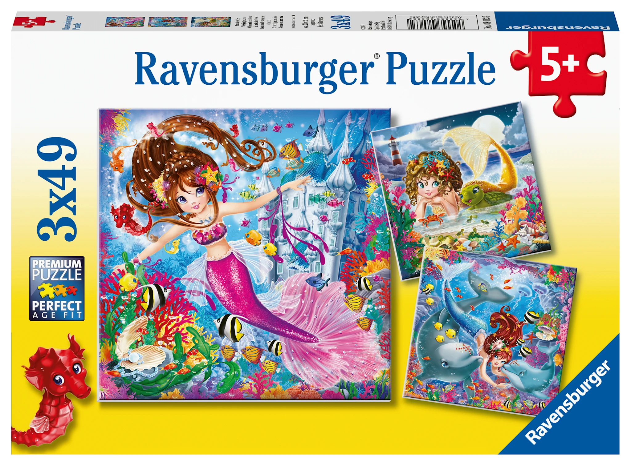 Tuotekuva ille Charming mermaids 3x49p Ravensburger