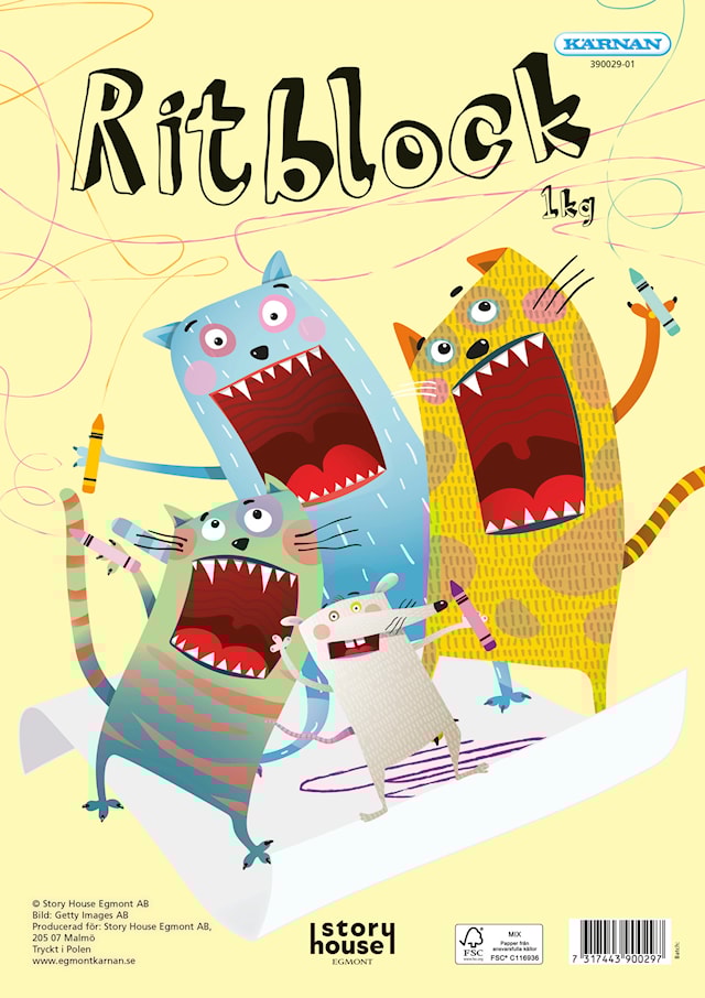 Ritblock 1 kg FSC, Kärnan