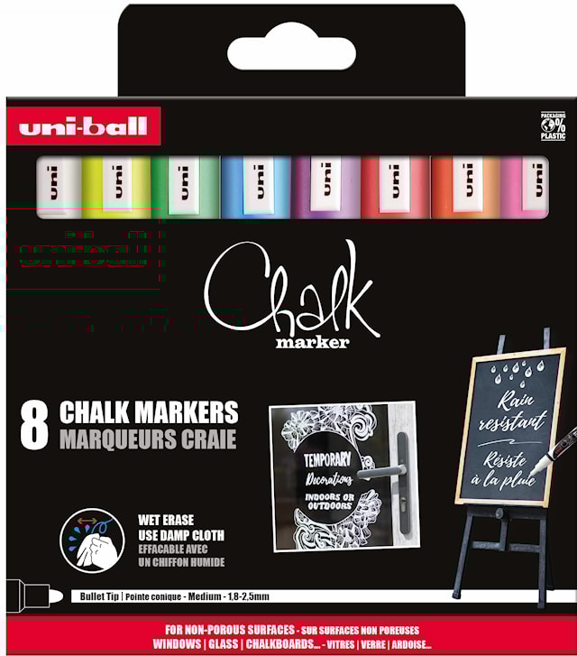 Merkintäkynä Chalk Marker PWE-5M 8-pakkaus Posca