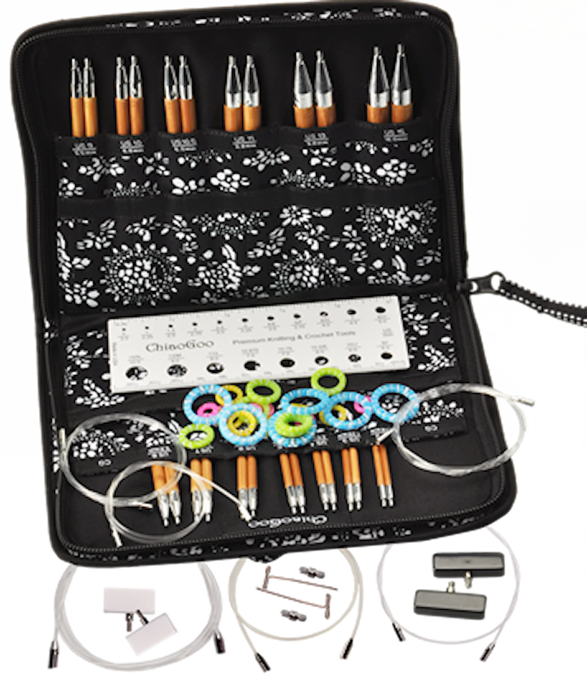 Produktbild för SPIN Bamboo Complete 13 cm/2.75-10 mm ChiaoGoo