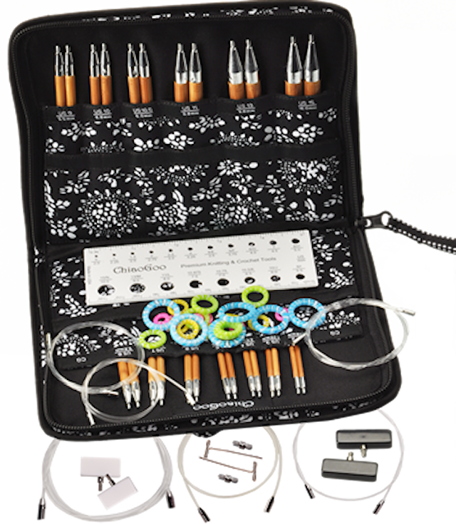 Produktbild 1 för SPIN Bamboo Complete 13 cm/2.75-10 mm ChiaoGoo