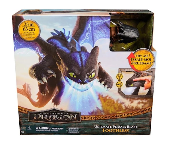 Produktbild 2 för Dragons Movie Plasma Blast Nightfury