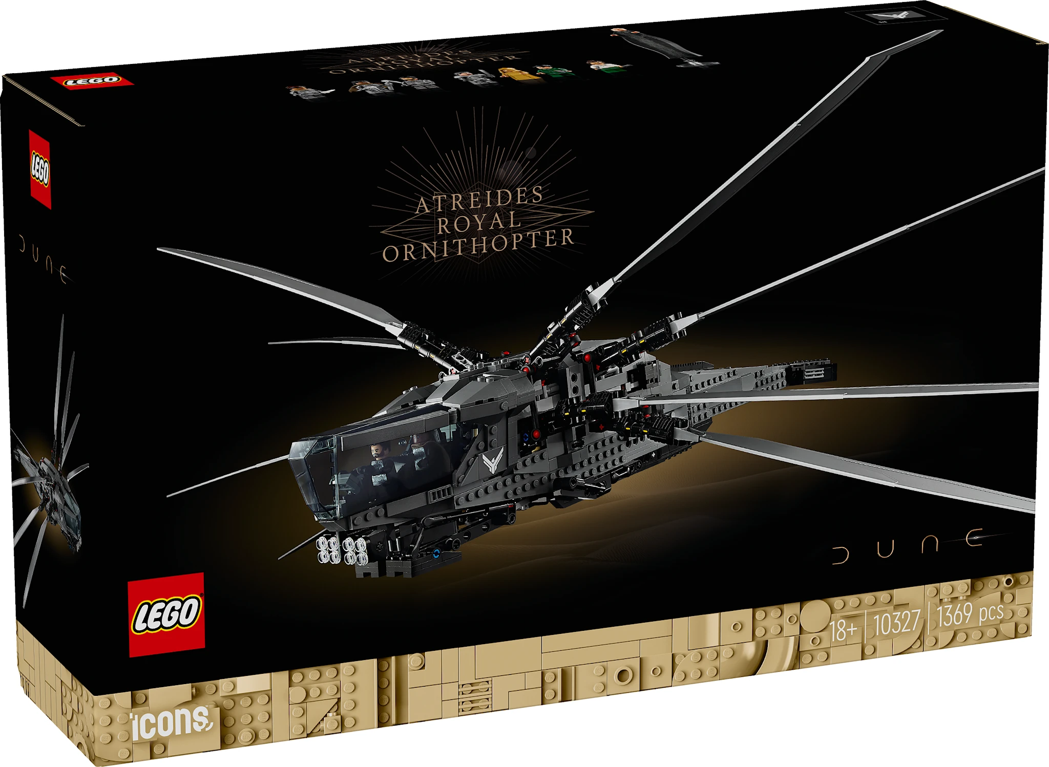 Produktbild för Dune Atreides Royal Ornithopter LEGO® Icons (10327)