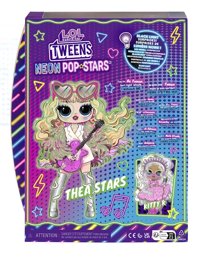 Produktbilde 2 for Tweens Motedukke Neon Dance Thea Stars LO.L. Surprise!