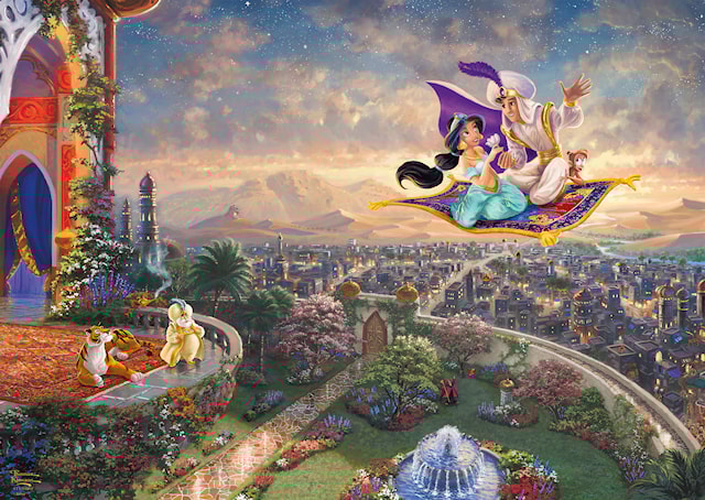 Produktbilde 2 for Puslespill Disney Aladdin 1000 brikker Schmidt