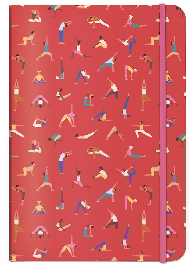 Produktbild 1 för Anteckningsbok A5 Yogi Linjerad 192 sidor Cedon