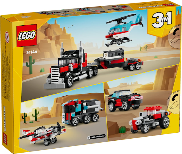 Tuotekuva 3 - Lava-auto ja helikopteri LEGO® Creator (31146)