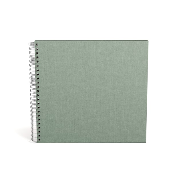 Produktbild 2 för Fotoalbum Soft Teal med svarta blad 35x31,5cm Bigso Box of Sweden