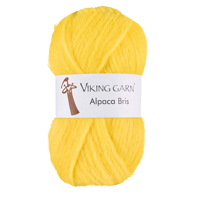 Alpaca Bris Garn 50 g Citrongul 344 Viking Garn