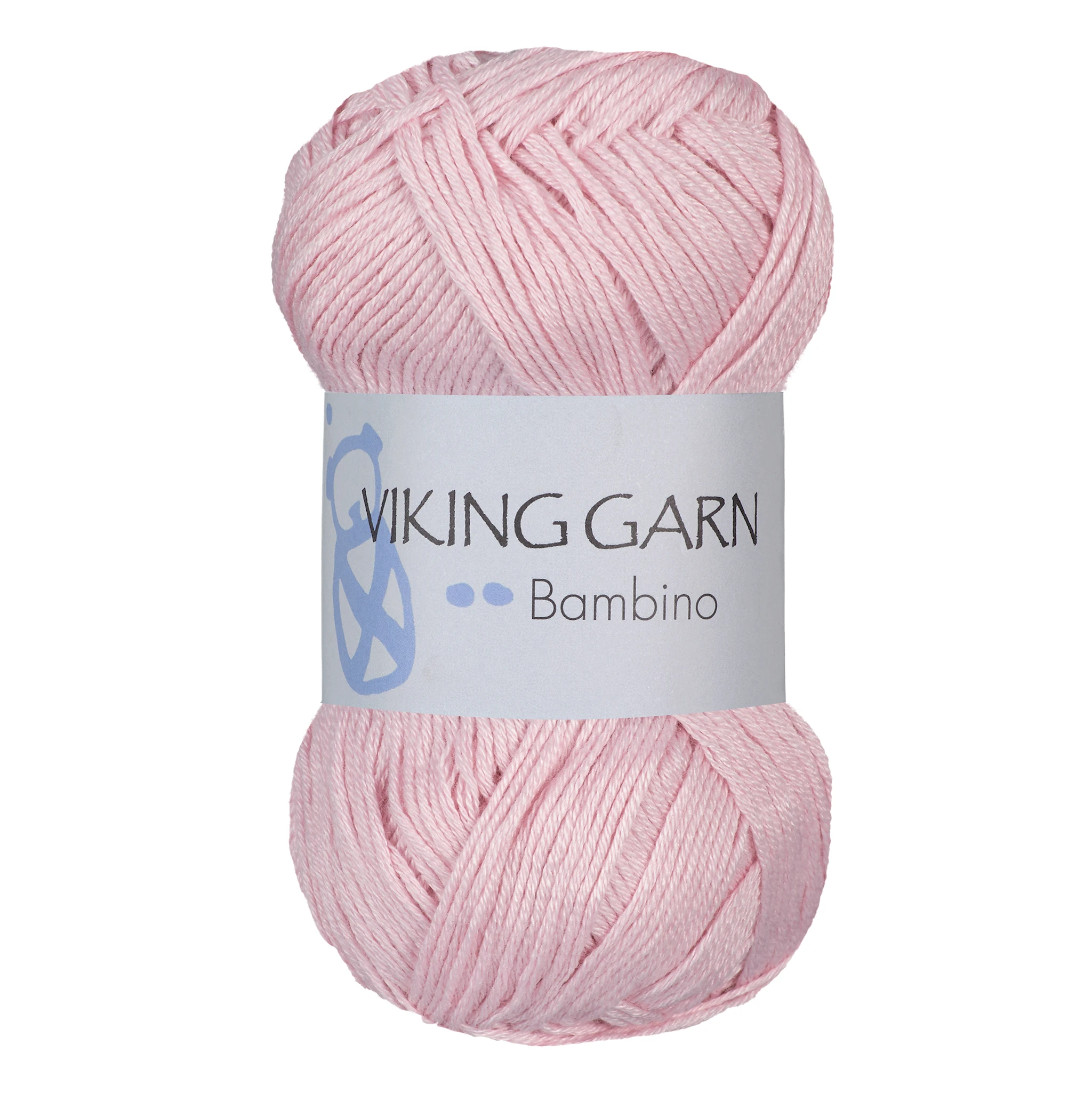 Produktbilde for Bambino 50 g Lys Rosa 465 Viking Garn
