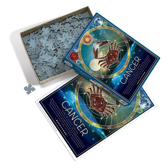 Tuotekuva 2 - Palapelit Zodiac Cancer 500 palaa, Cobble Hill