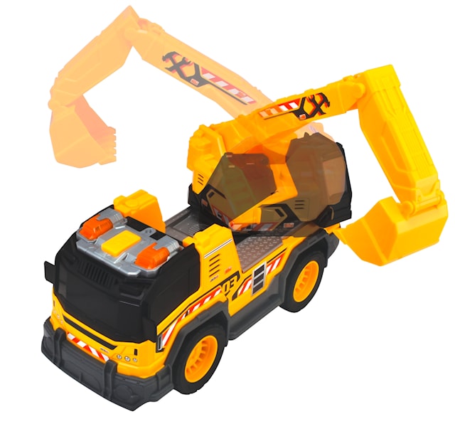 Produktbilde 3 for Lastebil med Gravemaskin 30 cm Dickie Toys