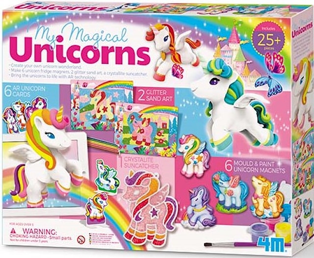 Tuotekuva 1 - Suuri askartelusetti Unicorns - My Magical Unicorns 4M