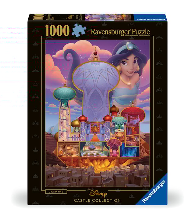 Tuotekuva 1 - Disney Castles Jasmine Palapelit 1000 palaa, Ravensburger